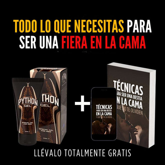 GEL PYTHON + REGALO ESPECIAL + BONOS INCLUIDOS 🎁